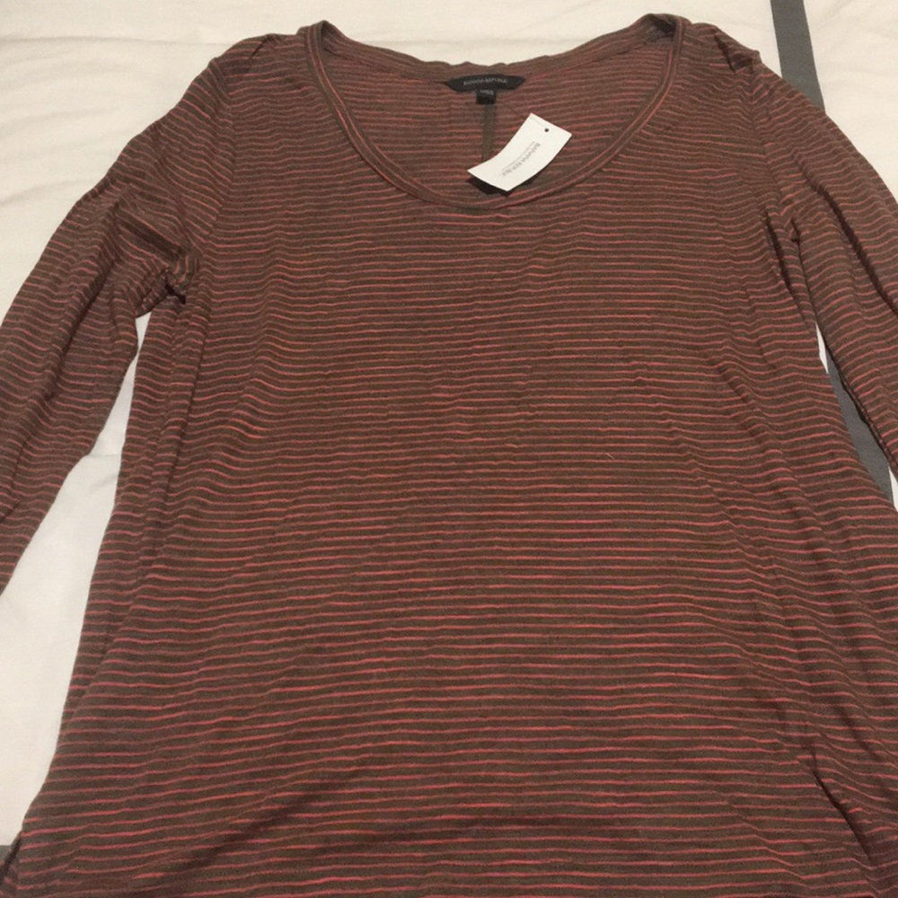Banana republic stripes shirt